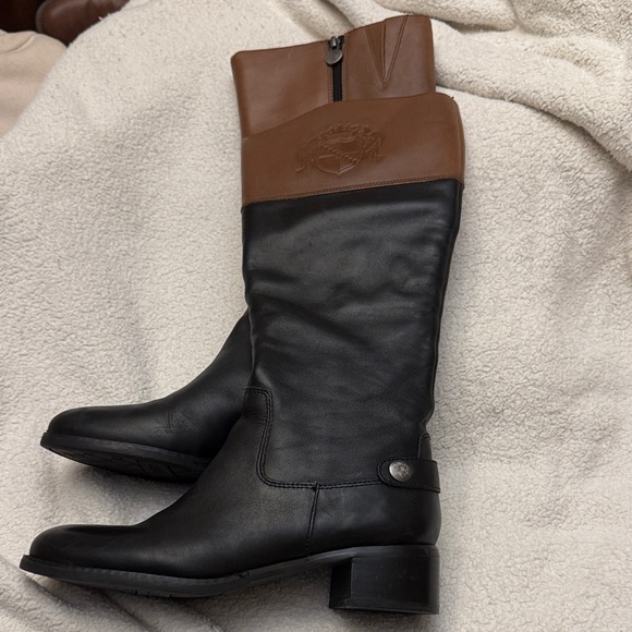 Franco Sarto Shoes - Franco Sarto Leather Boots - Black & Brown
